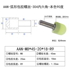 AAN-M8×45-20×D18×R9