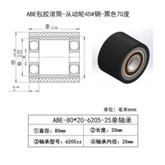 ABE-80×20-6205-25单轴承